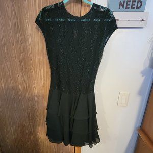 Black lace dress 14